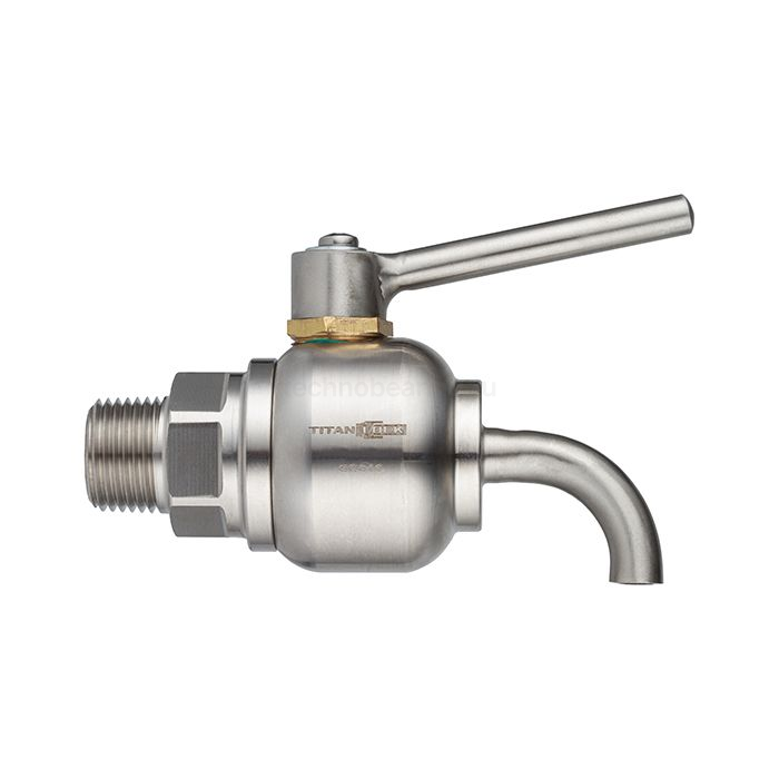 Пробоотборный кран нерж. 316, DN12, TLSC12SS TITAN LOCK