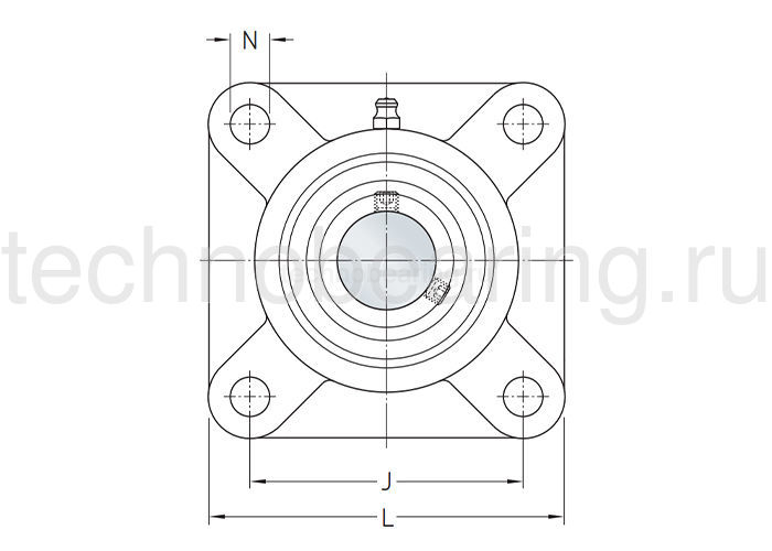 Подшипниковый узел UCF210 SKF — детальное фото 1