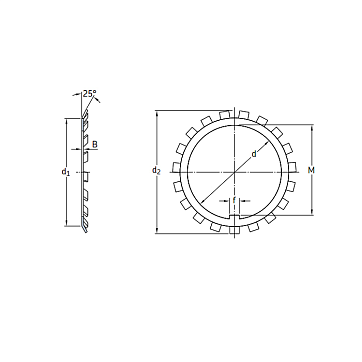 Шайба MB16 SKF