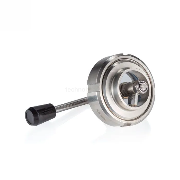 Диоптр гаечный под сварку, нержавеющий, со скребком, DN25, TL025DWWDS TITAN LOCK