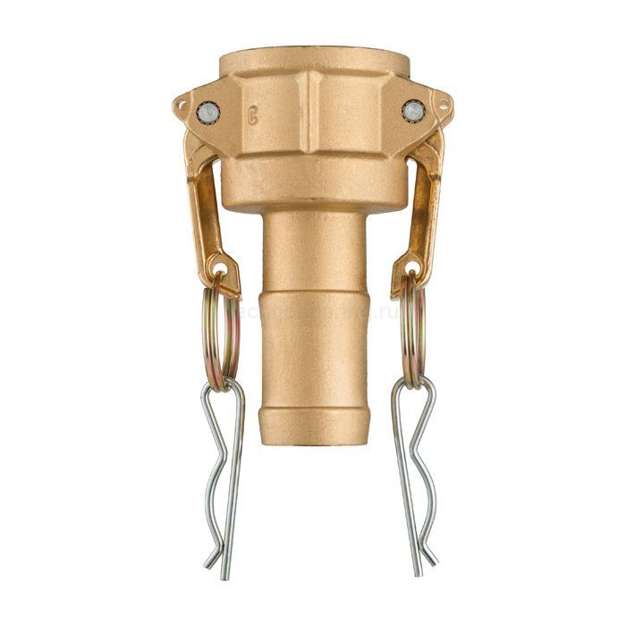 Камлок латунный тип С, розетка с хвостовиком 2 1/2", TL250CBR TITAN LOCK