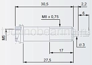 Пневматический цилиндр для щупа 03260440 Tesa