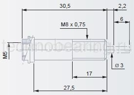 Пневматический цилиндр для щупа 03260440 Tesa