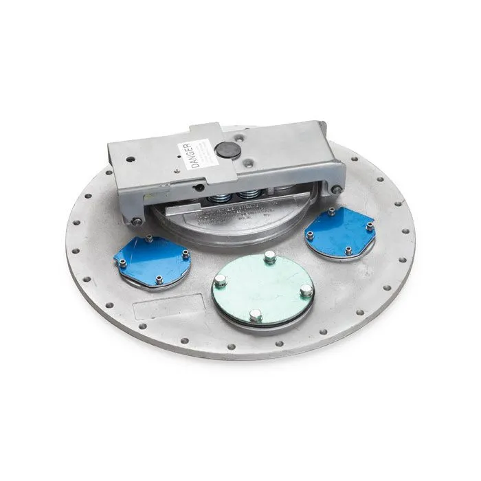 Крышка с люком для автоцистерны, c отверстием под датчик и клапан, алюминий, 500мм, TL500MC-AT TITAN LOCK — детальное фото 0