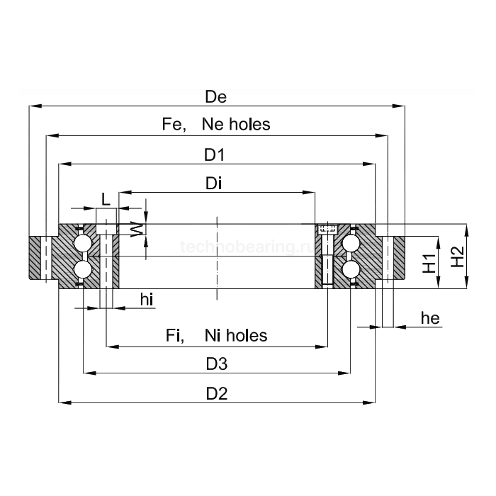 ОПУ прецизионная серия для поворотных кругов (столов) ZKLDF120 ISB — детальное фото 1