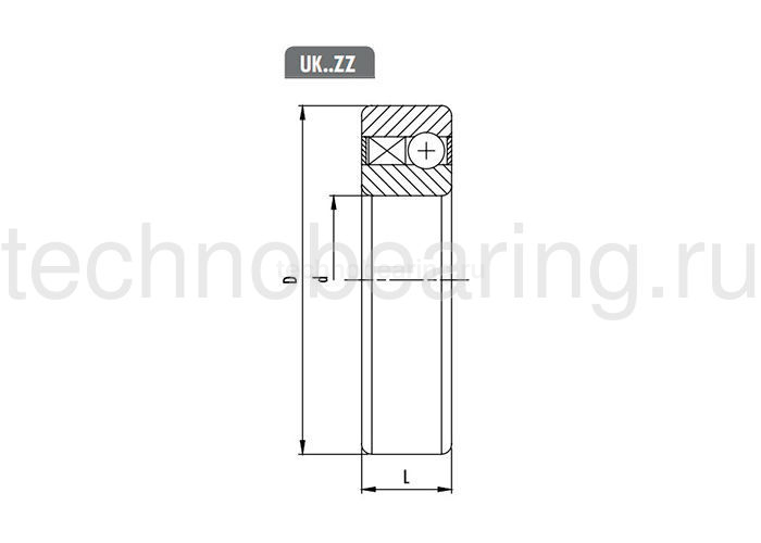 Обгонная муфта UK17-ZZ (CSK17) CTS