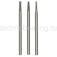 Фрезы твёрдосплавные 3 шт.(цилиндр,сфера,конус) 28752 Proxxon