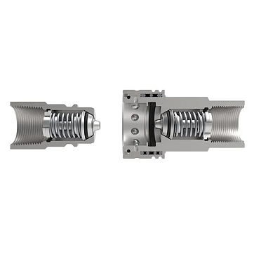 3/4in, БРС серия А, ISO 7241-A, розетка, нерж. сталь 316 TL6AF-SS TITAN LOCK